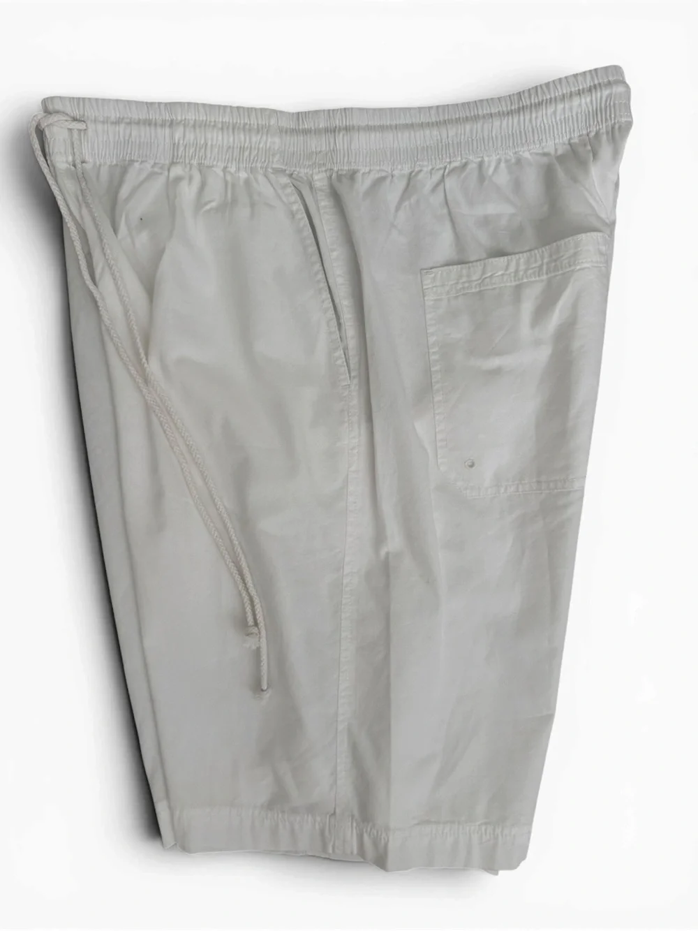 Free People Saylor Poplin Pull-On Shorts White Size Large NWOT